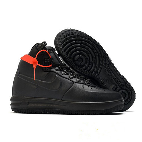Women's Air Force 1 Black Shoes 019